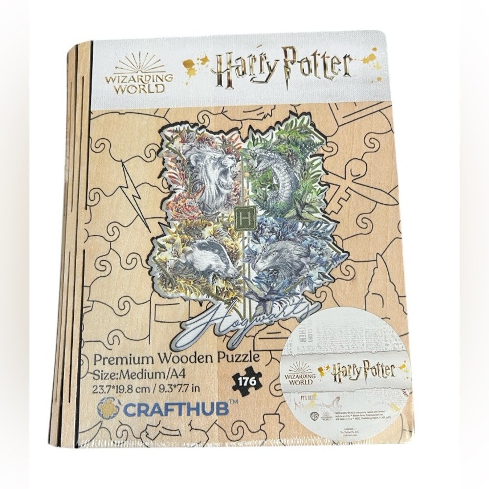 Harry Potter NWT Premium Wooden Puzzle NIP